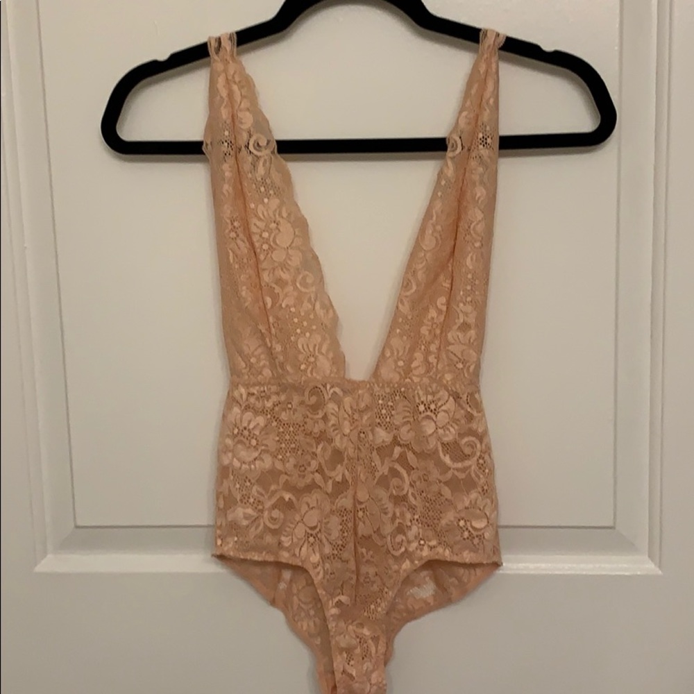 Pink Lace bodysuit